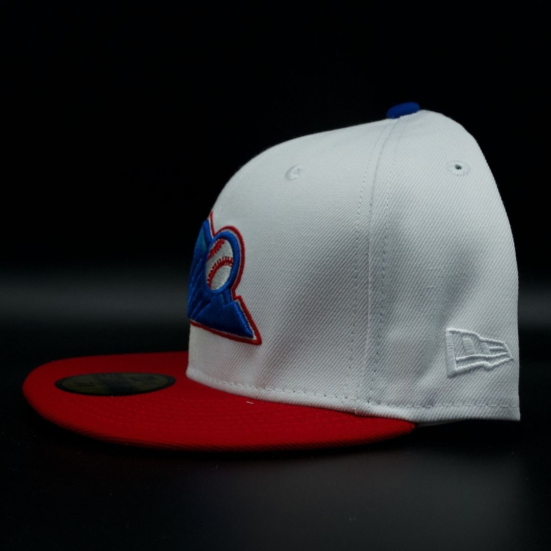 Colorado Rockies White and Red Mountain 2021 All Star Game Purple Brim 59FIFTY Fitted Hat