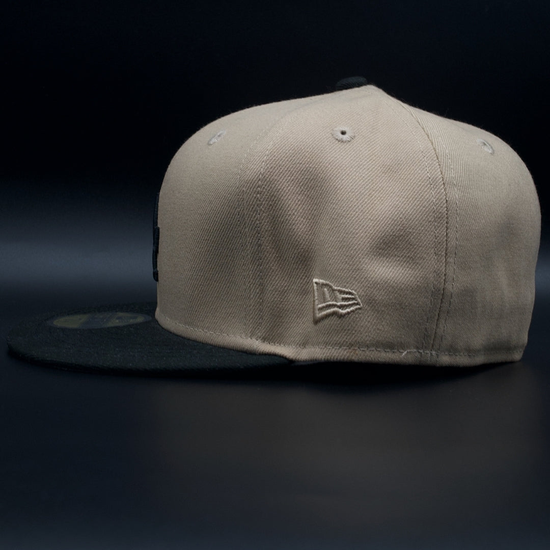 Los Angeles Dodgers Brown and Black All Star Game Grey Brim 59FIFTY Fitted Hat