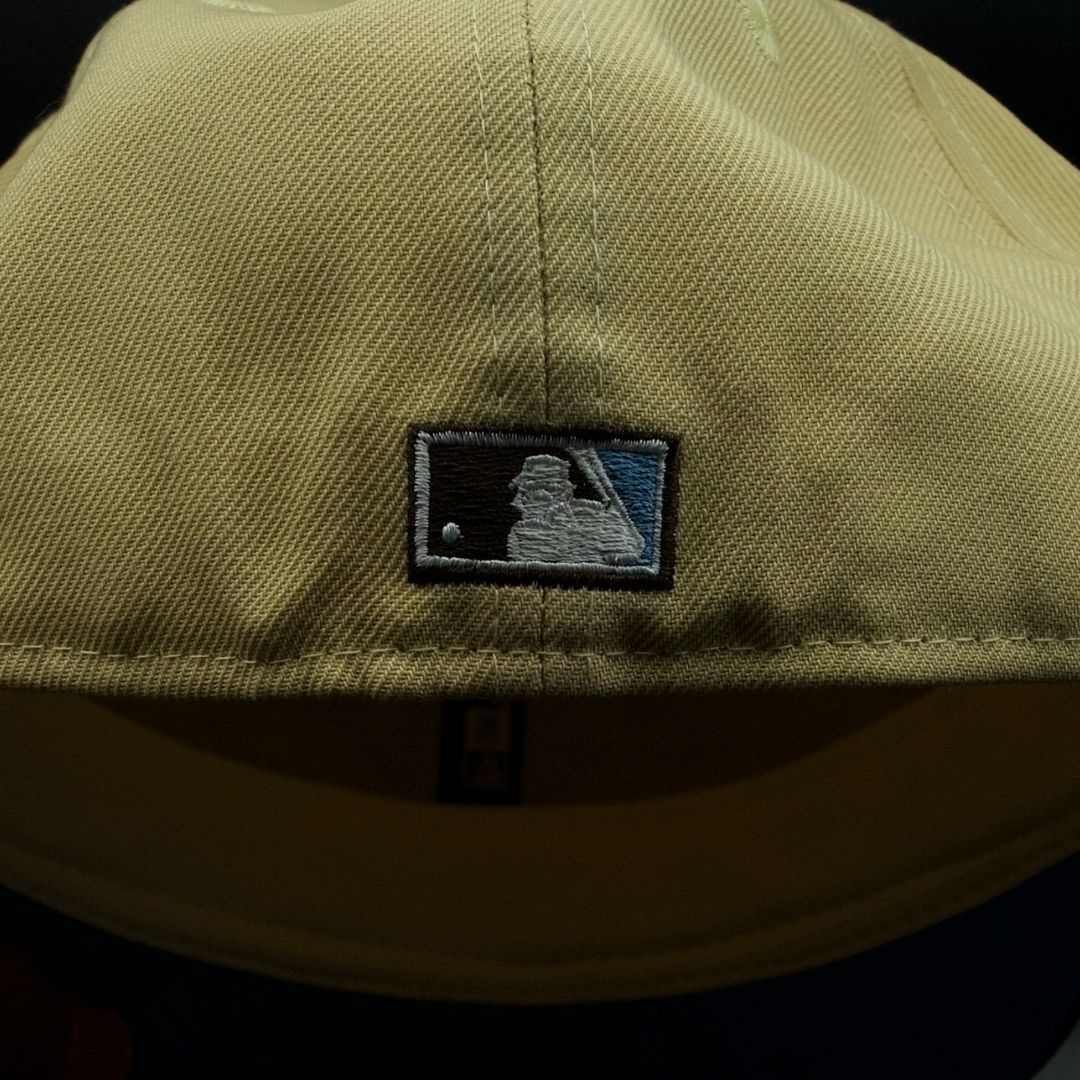 San Diego Padres Khaki and Brown 40th Anniv Sky Blue Brim 59FIFTY Fitted Hat