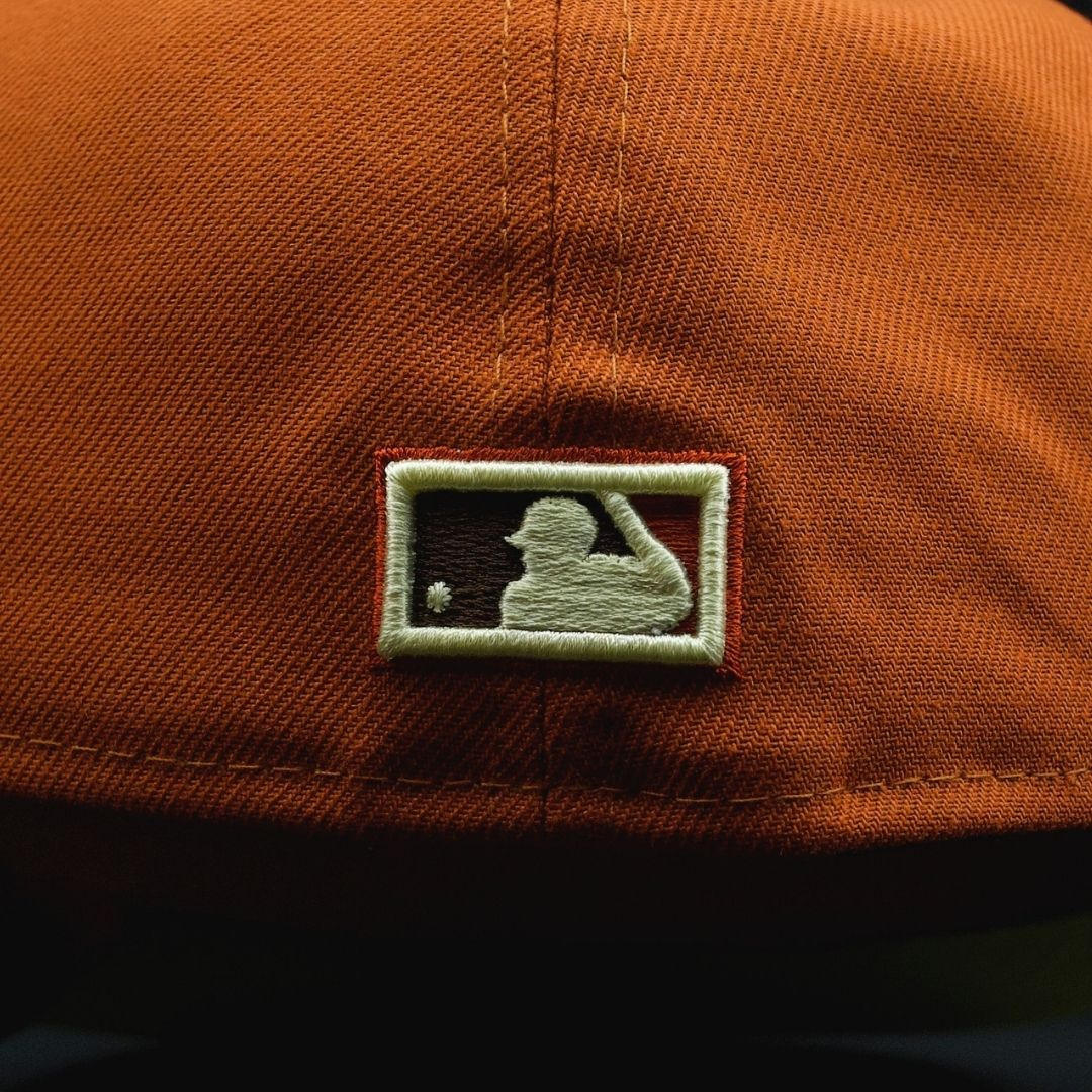 Colorado Rockies Rust Mountain 25th Anniversary Yellow Brim 59FIFTY Fitted Hat