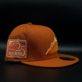 Colorado Rockies Rust Mountain 25th Anniversary Yellow Brim 59FIFTY Fitted Hat