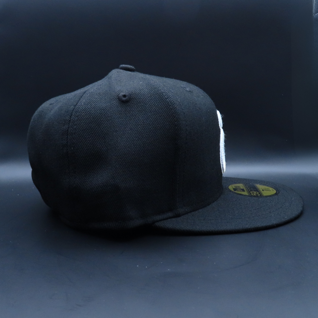 Tomateros de Culiacán Black White Logo Design Grey Brim 59FIFTY Fitted Hat