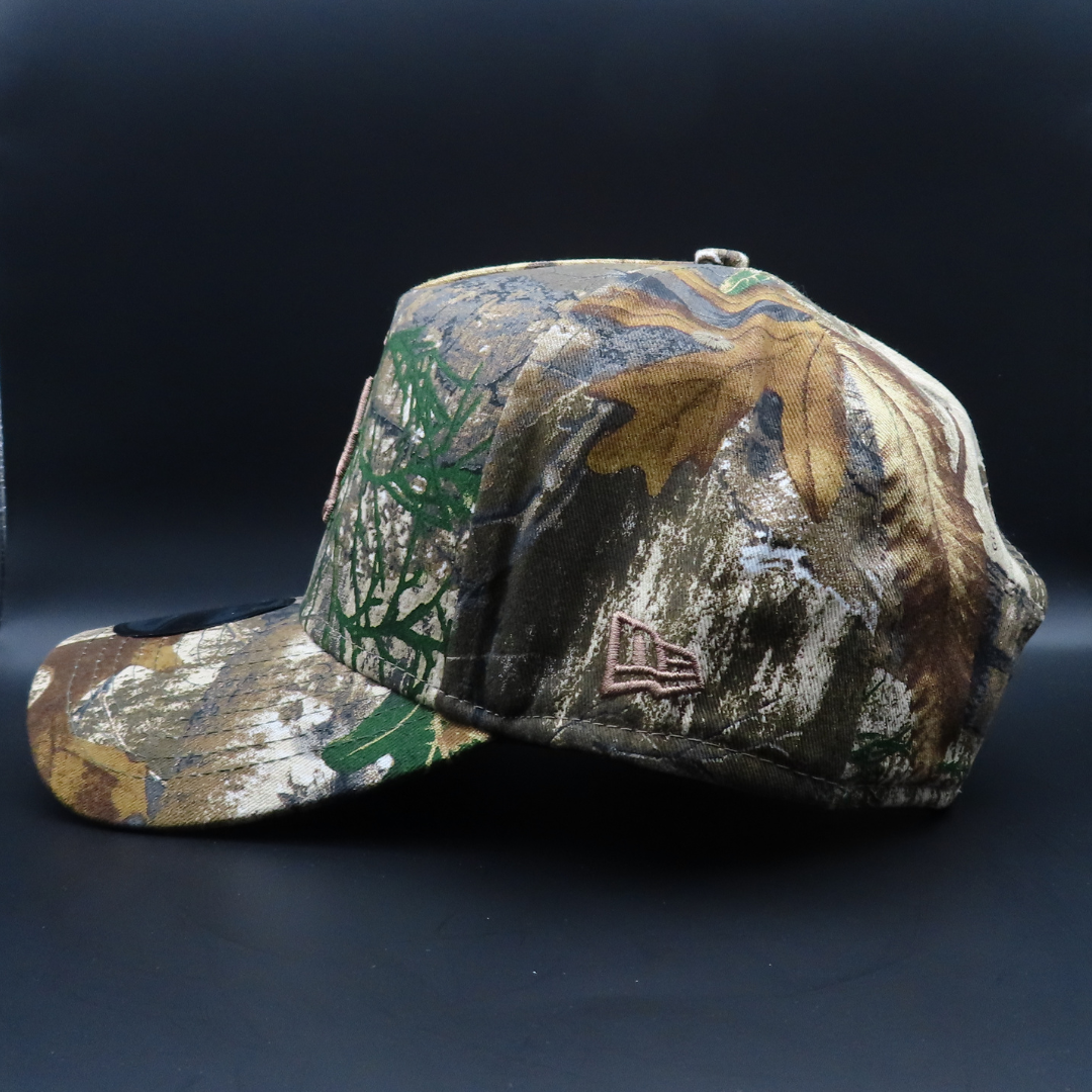 Los Angeles Dodgers Green And Brown Leaf Camouflage World Series Grey Brim 9FORTY SnapBack Hat