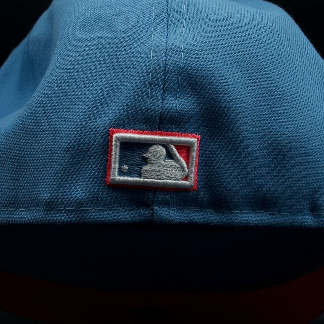 Arizona Diamondbacks Blue D Logo 1998 Inaugural Season Pink Brim 59FIFTY Fitted