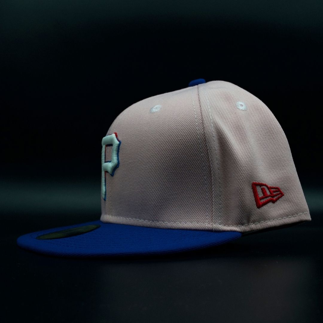 Pittsburgh Pirates Pink and Blue P Logo 2006 All Star Game Red Brim 59FIFTY Fitted Hat