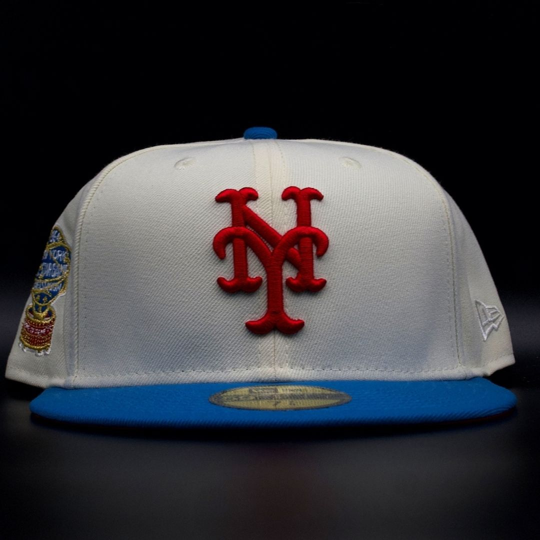 New York Mets White and Blue NY Logo 1964 All-Star Game Red Brim 59FIFTY Fitted Hat