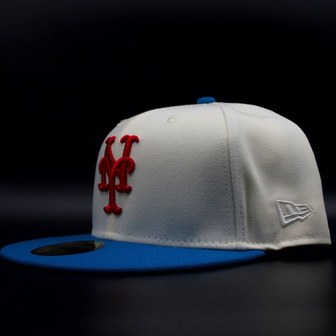 New York Mets White and Blue NY Logo 1964 All-Star Game Red Brim 59FIFTY Fitted Hat