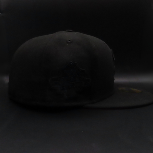Chicago White Sox Black SOX Logo 2005 World Series Red Brim 59FIFTY Fitted Hat