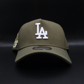 Los Angeles Dodgers Olive Dodgers 50th Anniversary Grey Brim 9FORTY Snapback