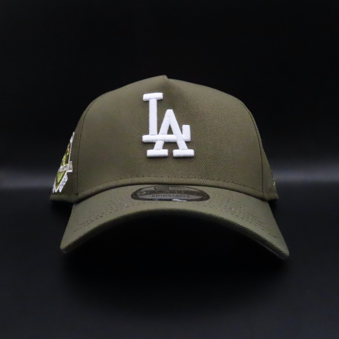 Los Angeles Dodgers Olive Dodgers 50th Anniversary Grey Brim 9FORTY Snapback