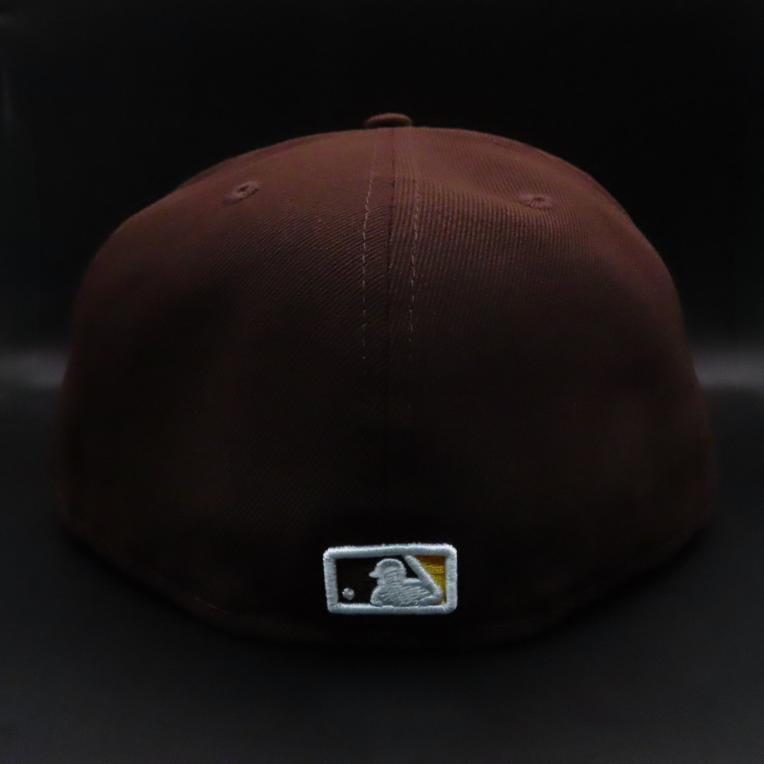 San Diego Padres Brown SD Logo Brown Brim 59FIFTY Fitted Hat