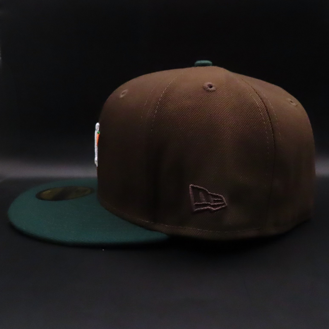 Houston Astros Brown and Green H Star Logo 2022 World Series Champions Gray Brim 59FIFTY Fitted Hat