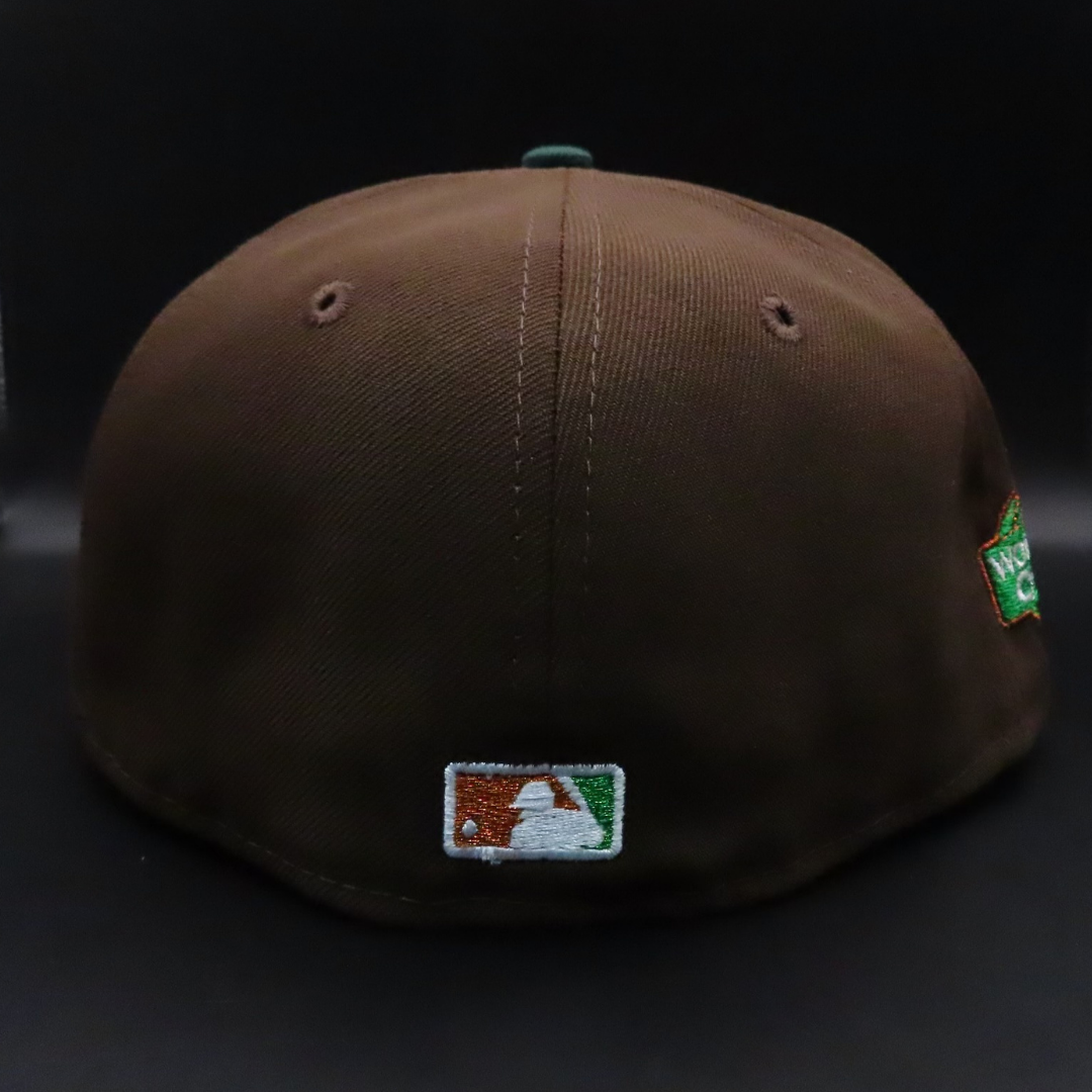 Houston Astros Brown and Green H Star Logo 2022 World Series Champions Gray Brim 59FIFTY Fitted Hat