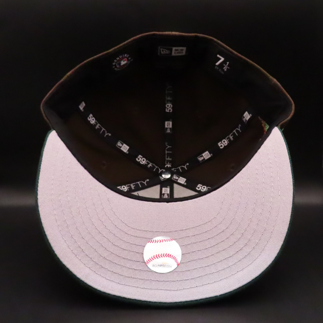 Houston Astros Brown and Green H Star Logo 2022 World Series Champions Gray Brim 59FIFTY Fitted Hat