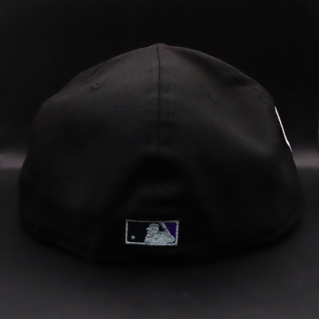 Arizona Diamondbacks Black D Logo 1998 Inaugural Season Teal Brim 59FIFTY Fitted Hat