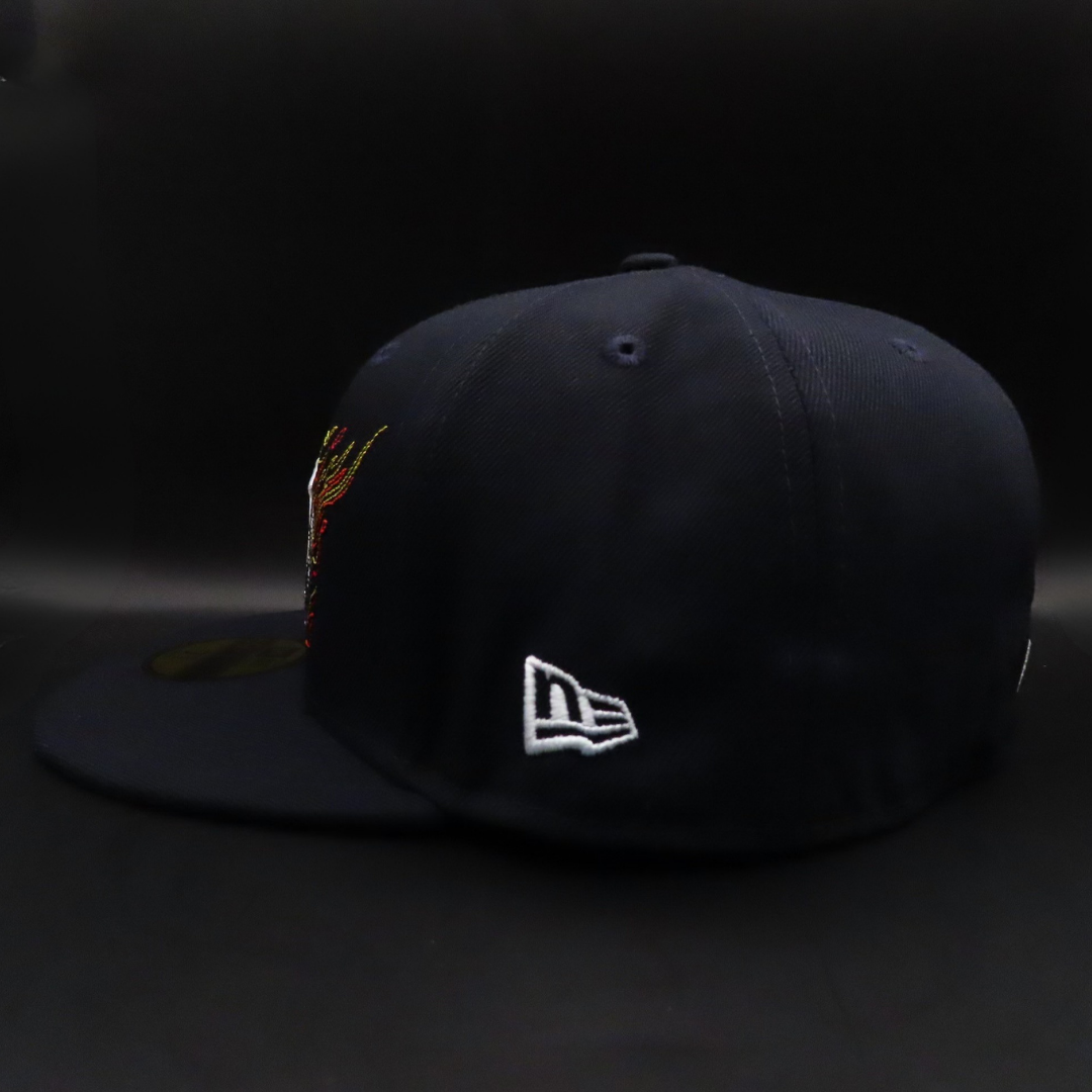 Detroit Tigers Navy D Graffiti Logo 2005 All-Star Game Gray Brim 59FIFTY Fitted Hat
