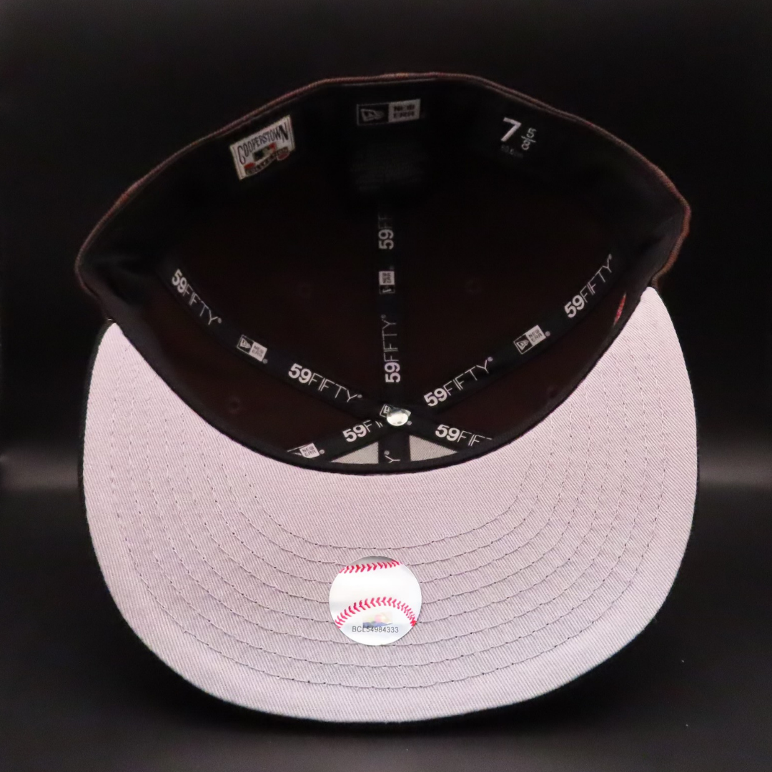 Houston Astros Brown and Black Star Logo Houston 45th Anniversary Gray Brim 59FIFTY Fitted Hat