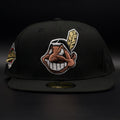 Cleveland Guardians Black World Series Grey Brim 59FIFTY Fitted Hat