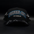 Black Hustlers Club Black Brim SnapBack Hat