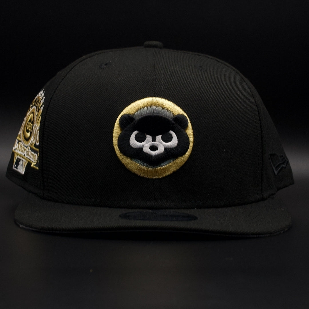 Chicago Cubs Black and Gold 1979 Logo All Star Game Grey Brim 9FIFTY SnapBack Hat