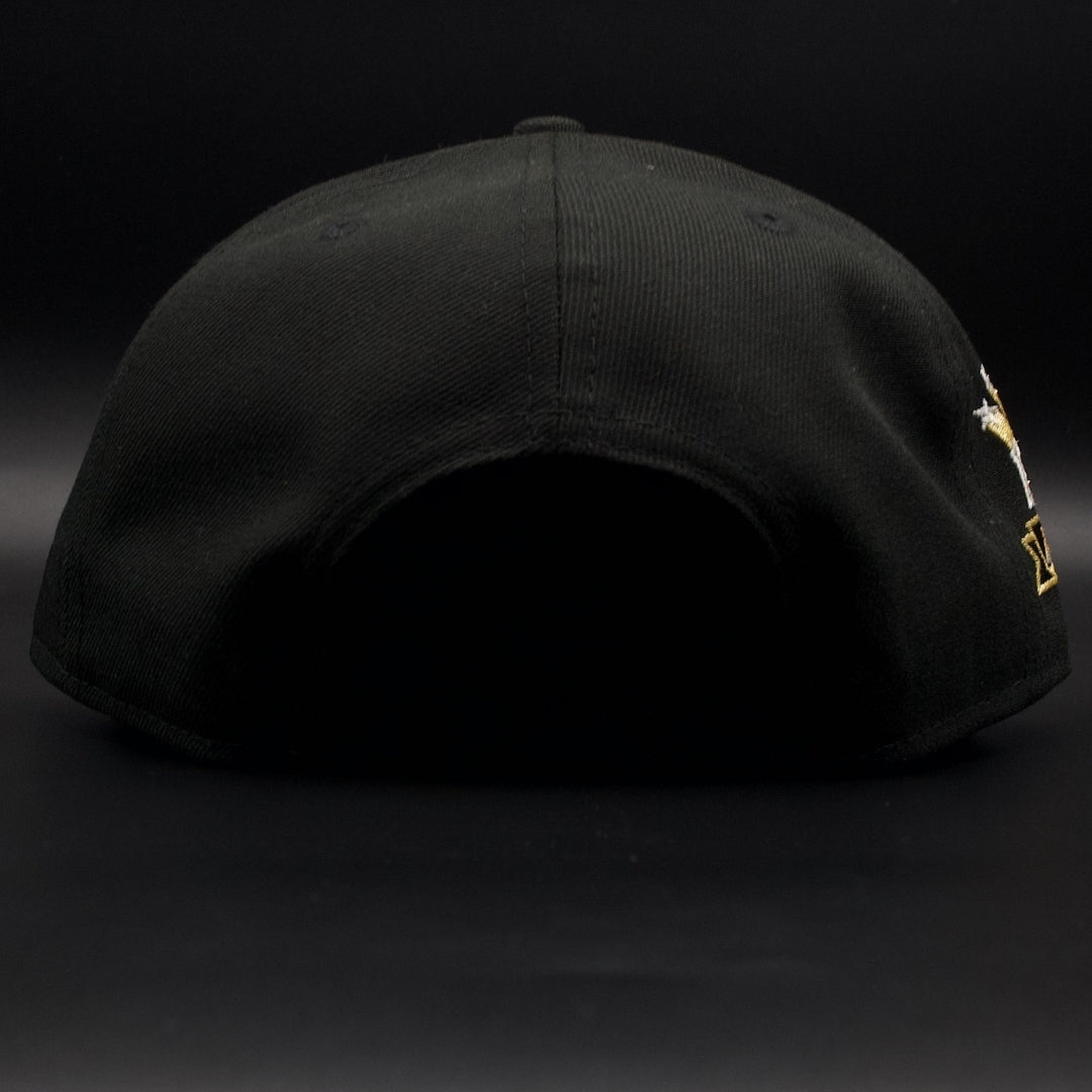 Chicago Cubs Black and Gold 1979 Logo All Star Game Grey Brim 9FIFTY SnapBack Hat