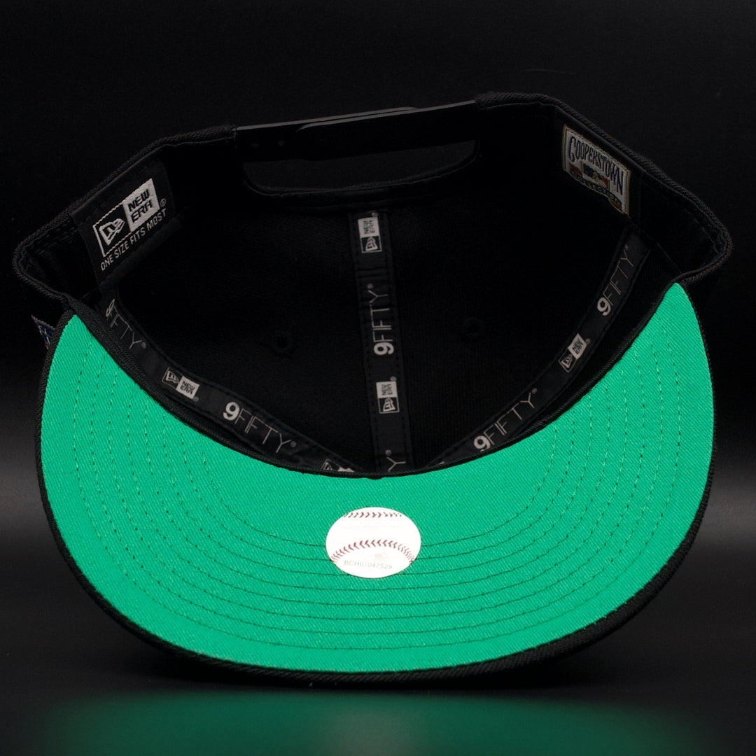 Chicago White Sox Black World Series Green Brim 9FIFTY SnapBack Hat
